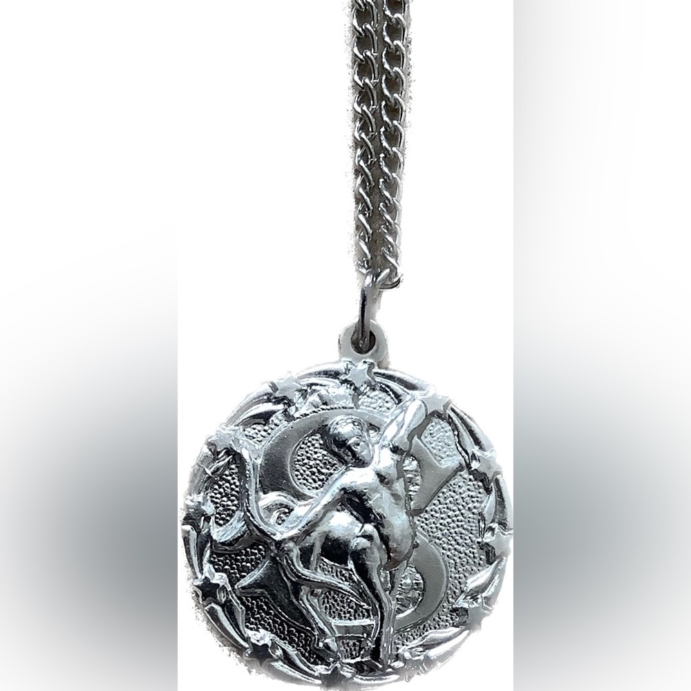Sagittarius zodiac unisex pendant necklace new Vintage